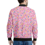 Cute Candy Pattern Print Men's Bomber Jacket