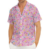 Cute Candy Pattern Print Men's Deep V-Neck Shirt