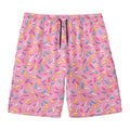Cute Candy Pattern Print Men's Swim Trunks
