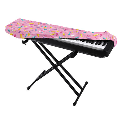 Cute Candy Pattern Print Piano Keyboard Cover