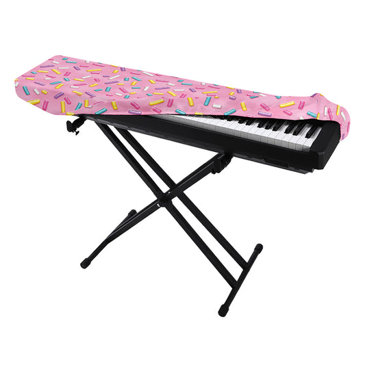 Cute Candy Pattern Print Piano Keyboard Cover