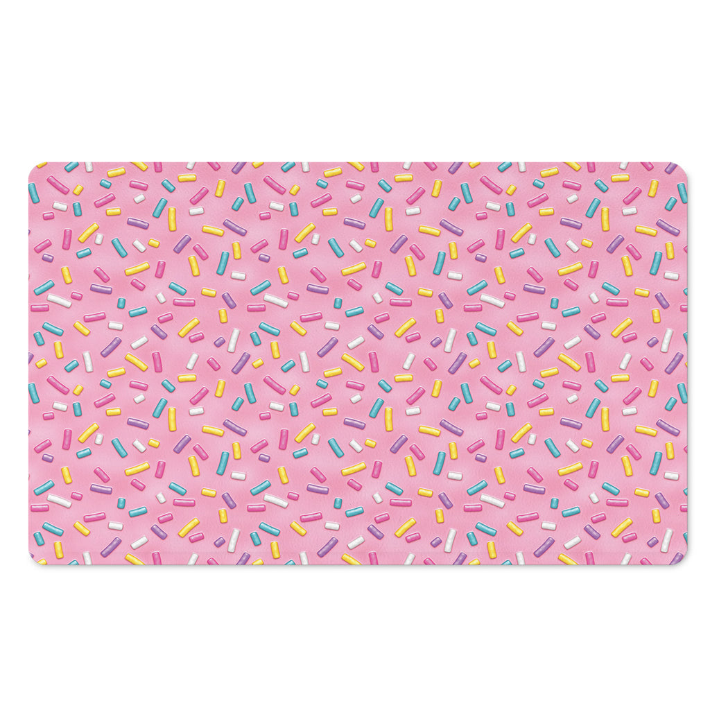 Cute Candy Pattern Print Polyester Doormat