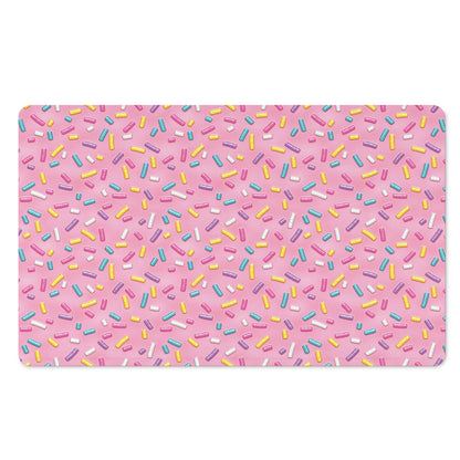 Cute Candy Pattern Print Polyester Doormat