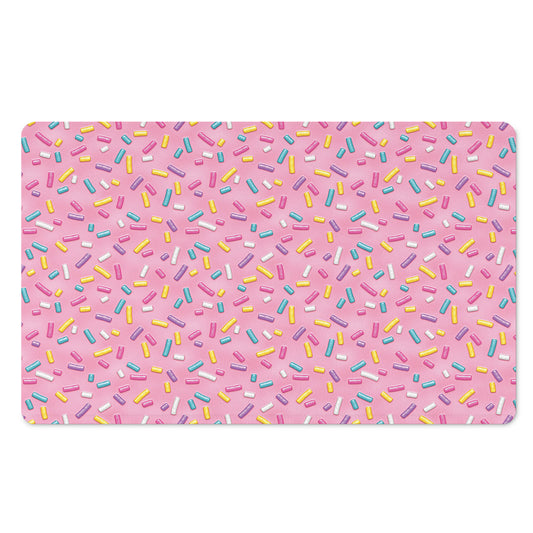 Cute Candy Pattern Print Polyester Doormat