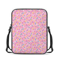 Cute Candy Pattern Print Rectangular Crossbody Bag