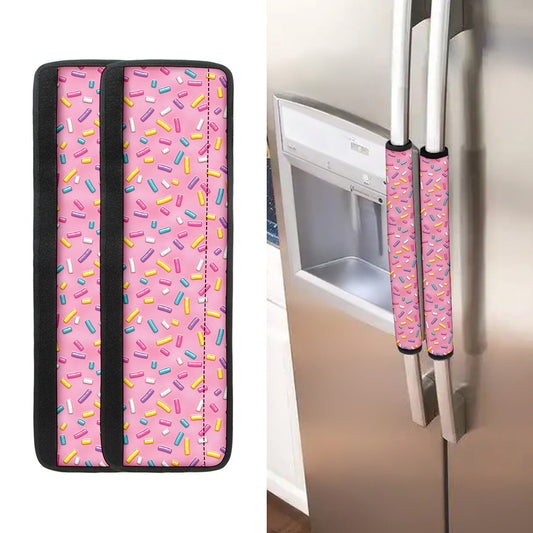 Cute Candy Pattern Print Refrigerator Handle Covers