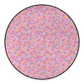 Cute Candy Pattern Print Round Floor Mat
