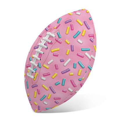 Cute Candy Pattern Print Rugby Ball
