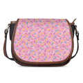 Cute Candy Pattern Print Saddle Bag