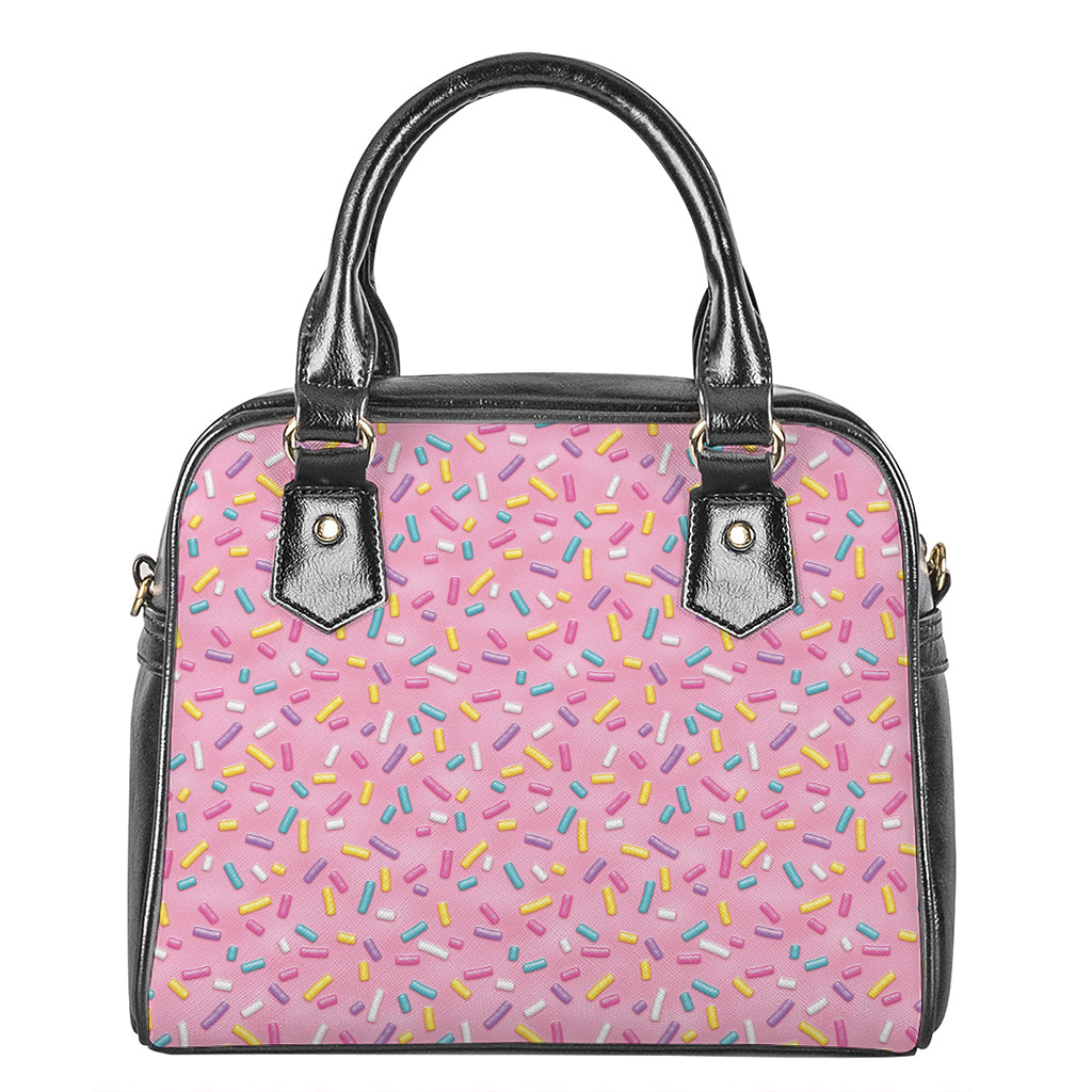 Cute Candy Pattern Print Shoulder Handbag