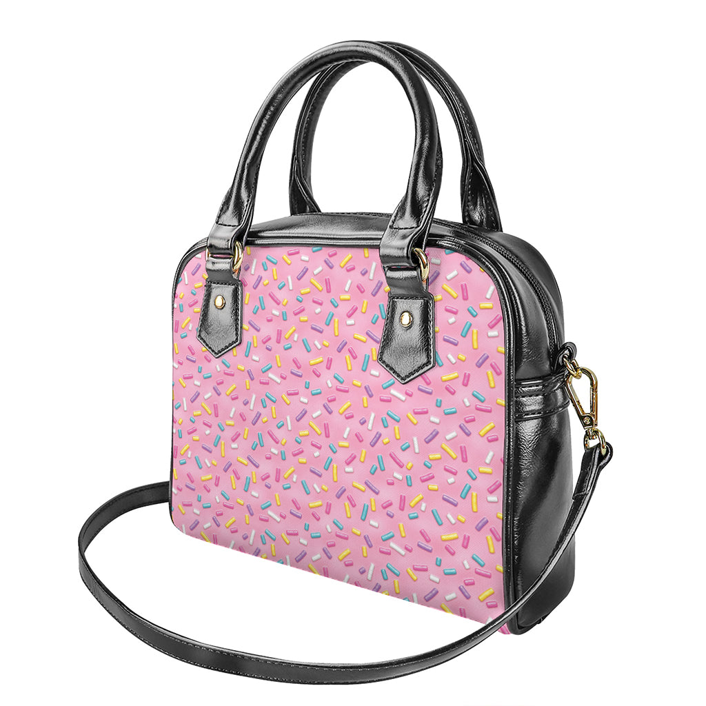 Cute Candy Pattern Print Shoulder Handbag