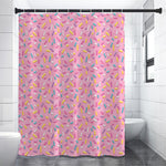 Cute Candy Pattern Print Shower Curtain