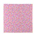 Cute Candy Pattern Print Silk Bandana