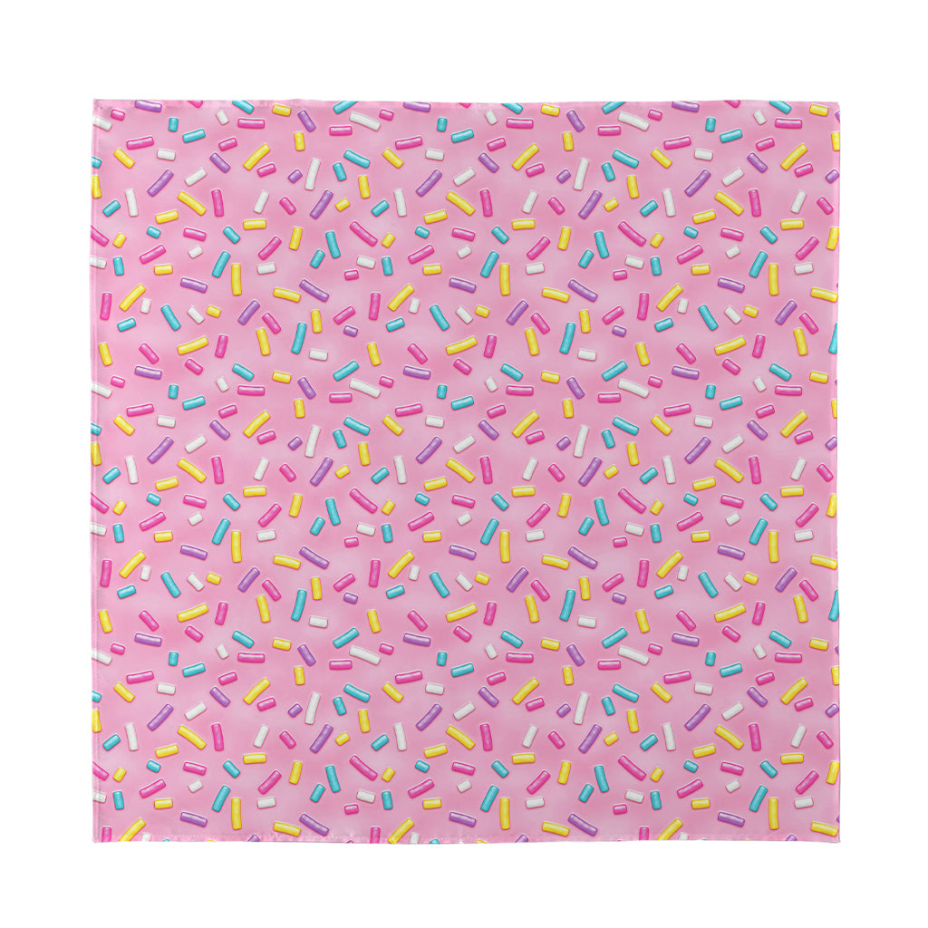Cute Candy Pattern Print Silk Bandana