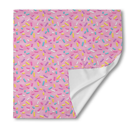 Cute Candy Pattern Print Silk Bandana