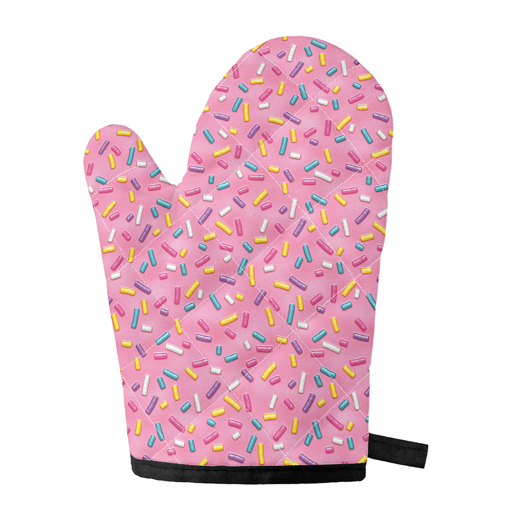 Cute Candy Pattern Print Single Oven Mitt
