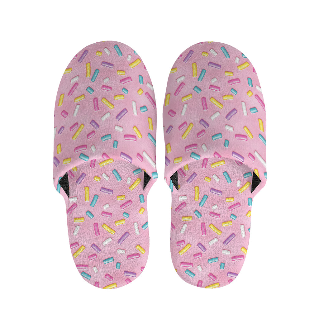 Cute Candy Pattern Print Slippers