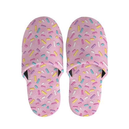 Cute Candy Pattern Print Slippers