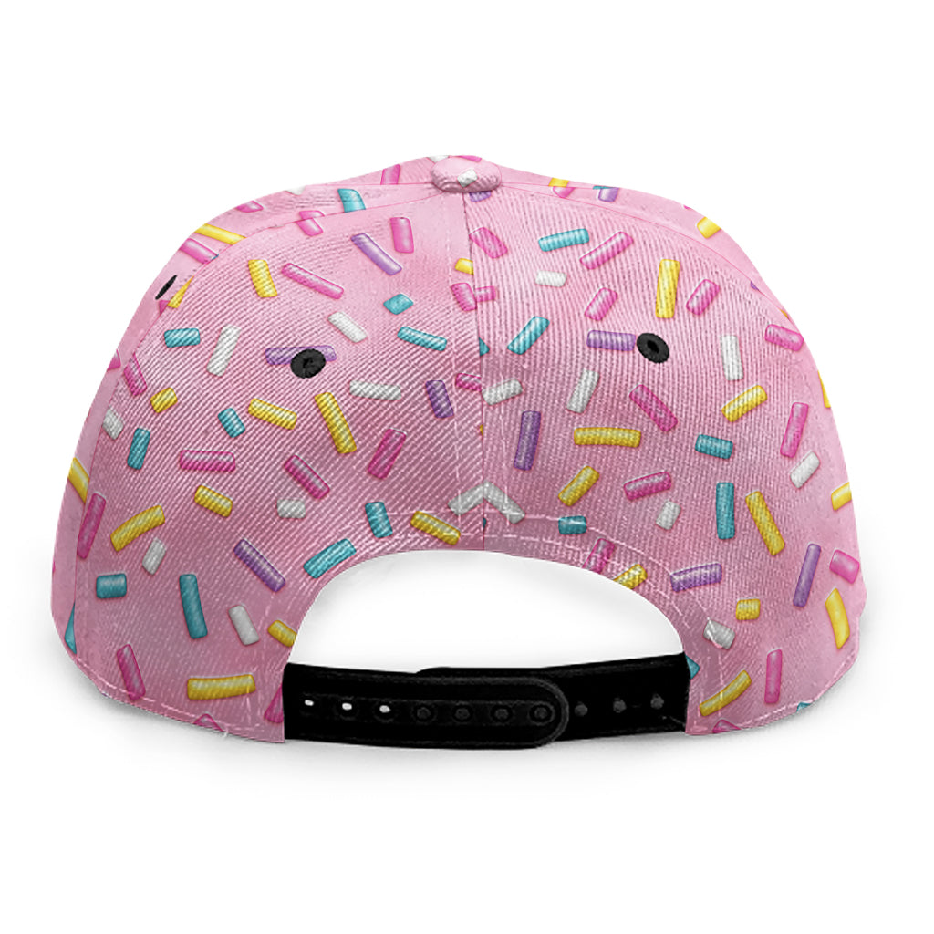 Cute Candy Pattern Print Snapback Cap