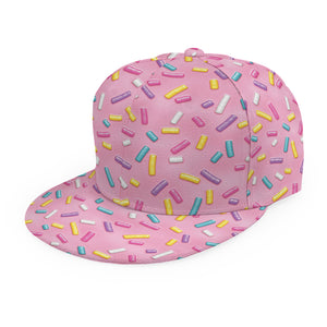 Cute Candy Pattern Print Snapback Cap