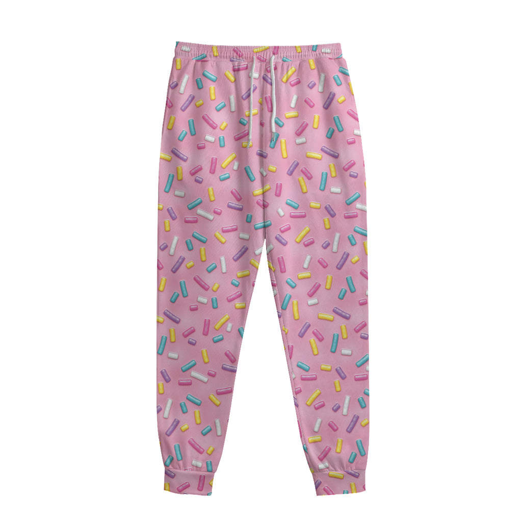 Cute Candy Pattern Print Sweatpants