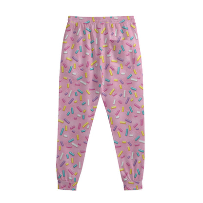 Cute Candy Pattern Print Sweatpants