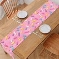 Cute Candy Pattern Print Table Runner
