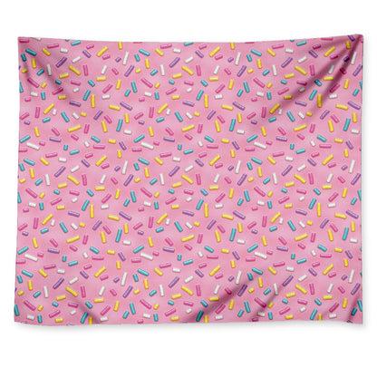 Cute Candy Pattern Print Tapestry