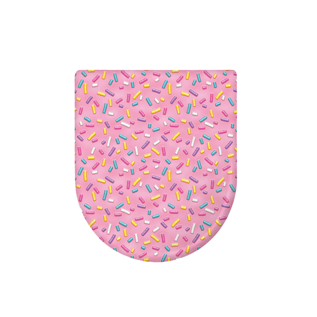 Cute Candy Pattern Print Toilet Lid Cover