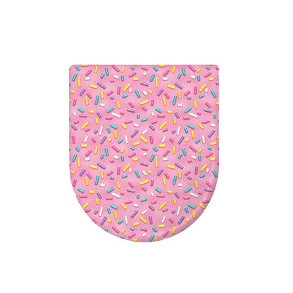 Cute Candy Pattern Print Toilet Lid Cover