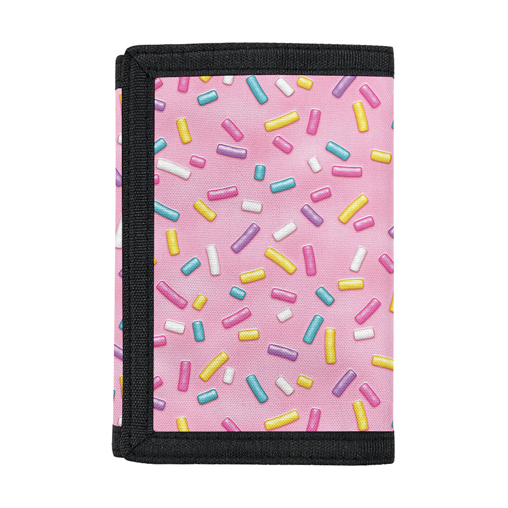 Cute Candy Pattern Print Trifold Wallet