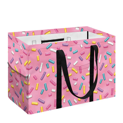 Cute Candy Pattern Print Utility Tote Bag