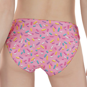 Cute Candy Pattern Print Women's Panties