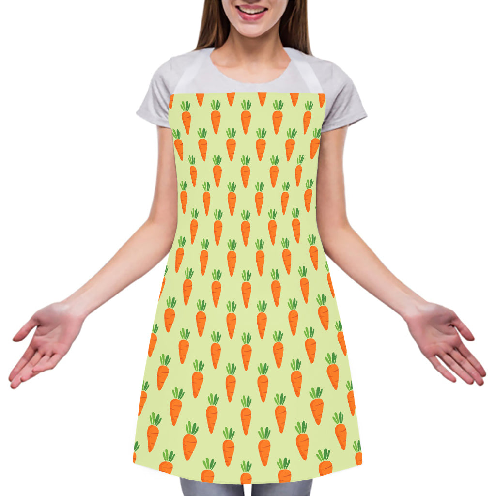 Cute Carrot Pattern Print Adjustable Apron