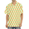 Cute Carrot Pattern Print Aloha Shirt