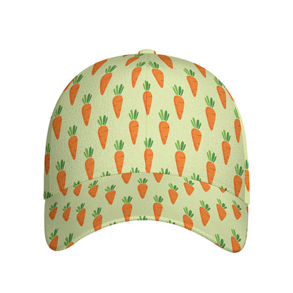 Cute Carrot Pattern Print Baseball Cap