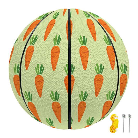 Cute Carrot Pattern Print Basketball