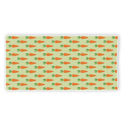 Cute Carrot Pattern Print Beach Towel
