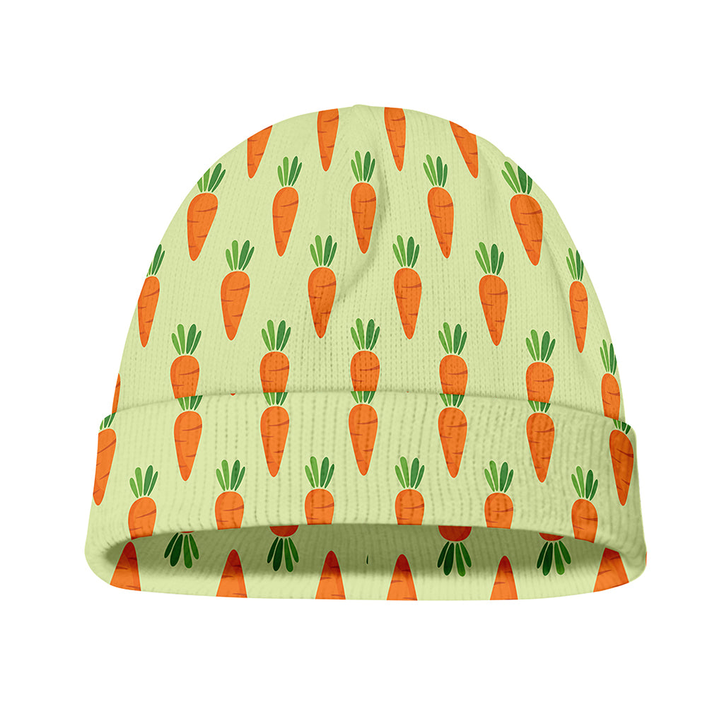 Cute Carrot Pattern Print Beanie