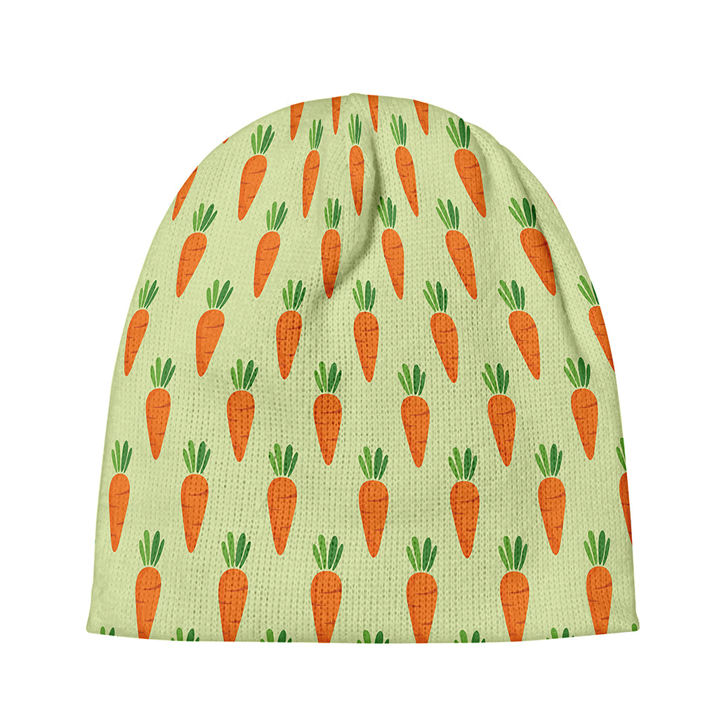 Cute Carrot Pattern Print Beanie
