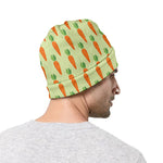 Cute Carrot Pattern Print Beanie