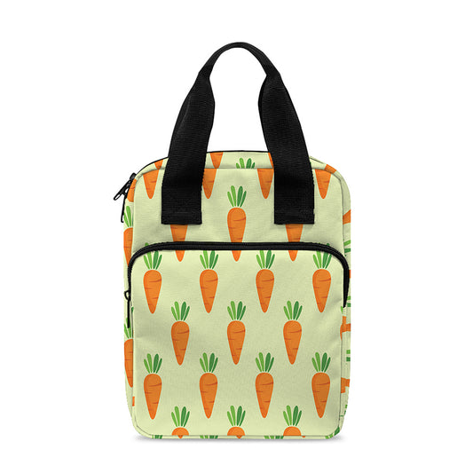 Cute Carrot Pattern Print Bible Tote Bag
