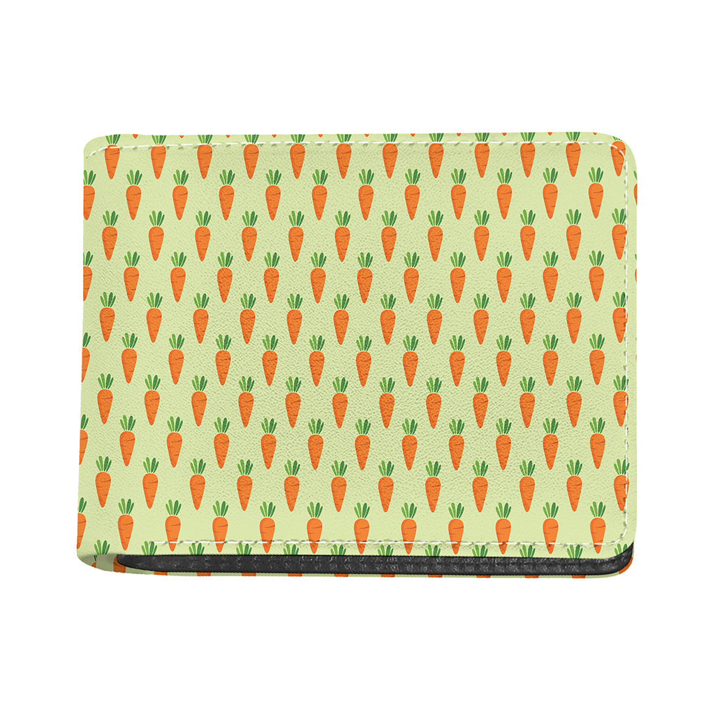 Cute Carrot Pattern Print Bifold Wallet