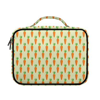 Cute Carrot Pattern Print Briefcase Bible Bag