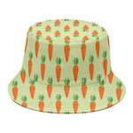 Cute Carrot Pattern Print Bucket Hat