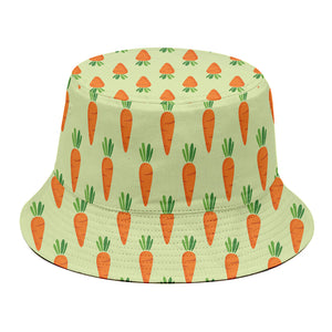 Cute Carrot Pattern Print Bucket Hat