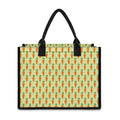 Cute Carrot Pattern Print Canvas Tote Bag