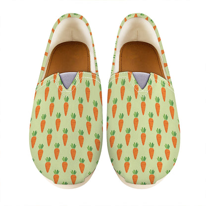 Cute Carrot Pattern Print Casual Shoes