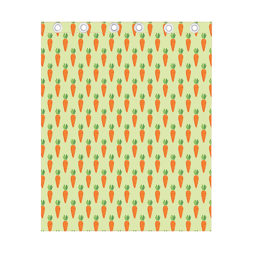 Cute Carrot Pattern Print Curtain