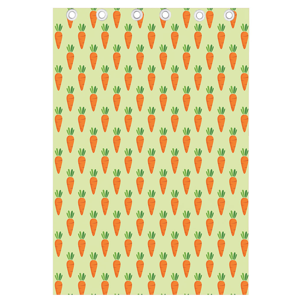 Cute Carrot Pattern Print Curtain